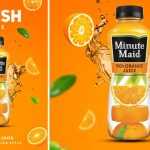 100% Natural Juice Advertising .PSD Design