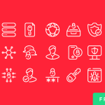 15 Cyber Security Icons