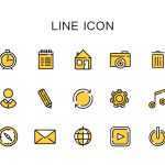 15 Line Icons - Free PSD Download 15 Line Icons