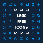 1800 Free Icons