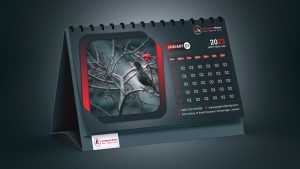 2023 Black Calendar Design