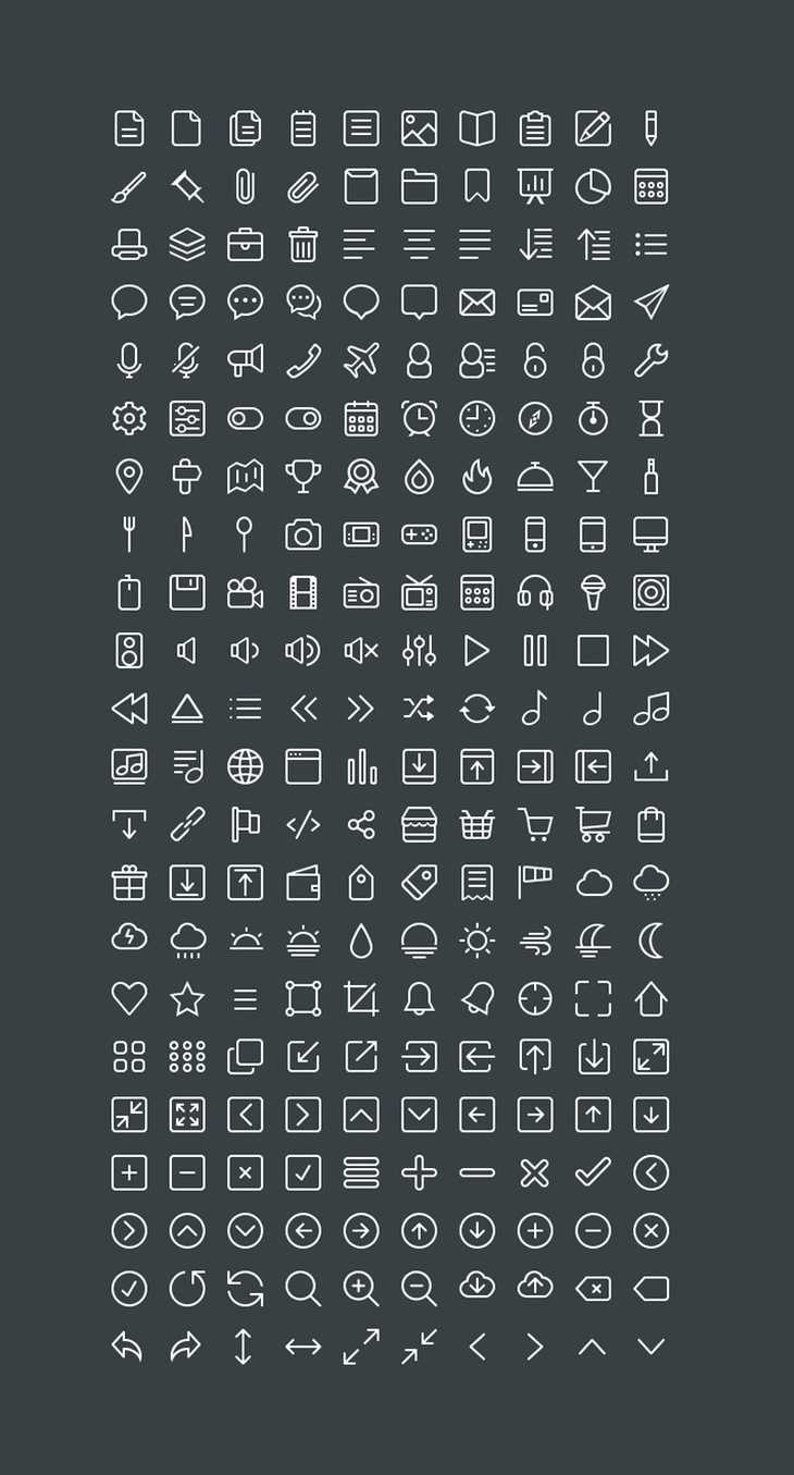 220 Line Icons