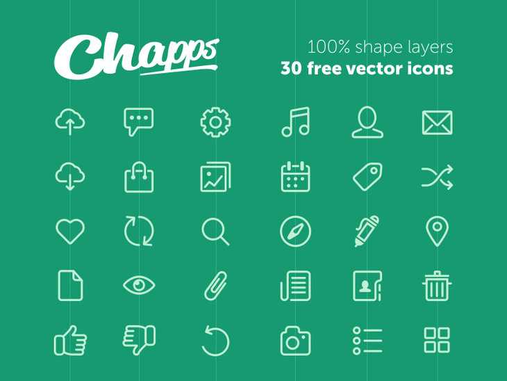 30 Free Outline Icons