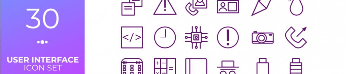 30 Free User Interface Icon Pack – SVG (AI) 30 Free User Interface Icon Pack – SVG (AI)