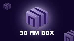 3D AM Letter Logo Design
