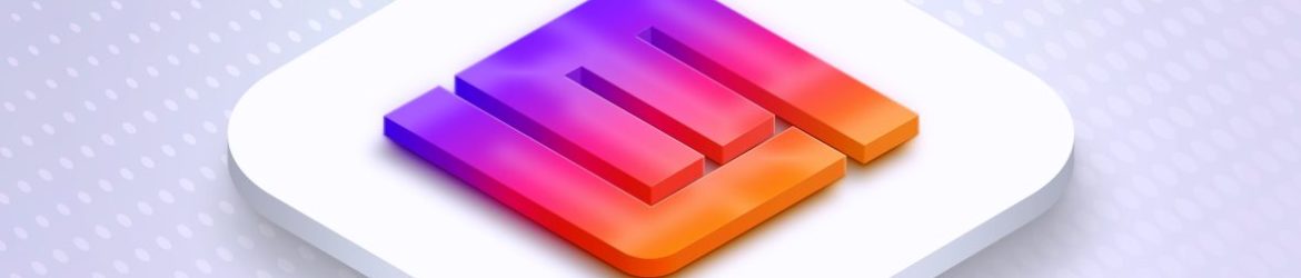 3D App Logo Mockup Design