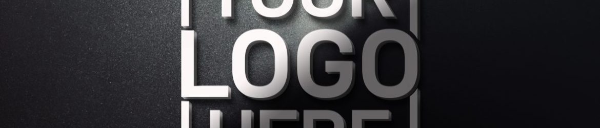 3D Dark Logo Mockup
