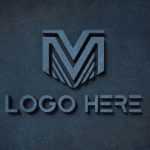 3D Editable Logo Mockup on Cement wall - Download Grátis 3D Editable Logo Mockup on Cement wall