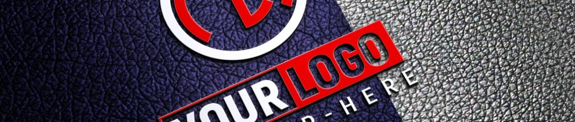 3D Emblem Logo Mockup