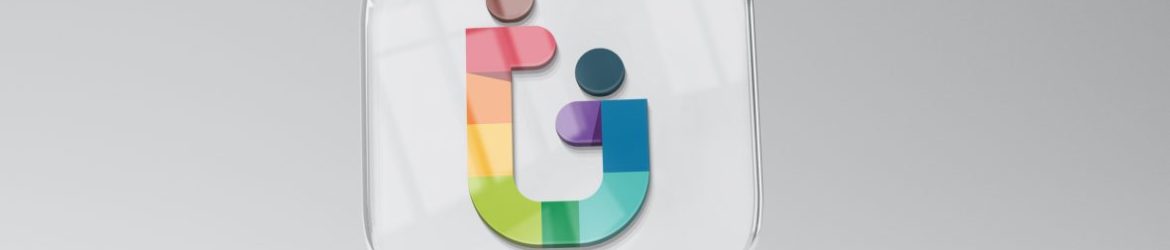 3D Glass Icon Mockup