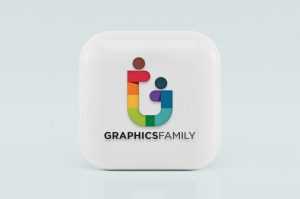 3D Icon Logo Mockup