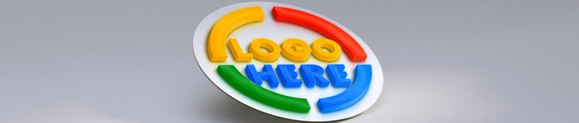 3D Isometric Icon Logo Mockup