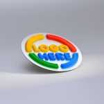 3D Isometric Icon Logo Mockup - Download Grátis 3D Isometric Icon Logo Mockup