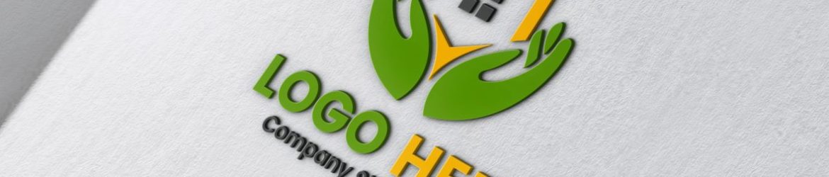 3D Logo Mockup Inside Paper Box