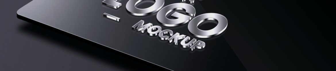 3D Metal Logo Mockup 3D Metal Logo Mockup