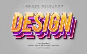 3D Three Layer Text Effect