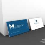 3D Wall Business Card Mockup - Download Grátis 3D Wall Business Card Mockup
