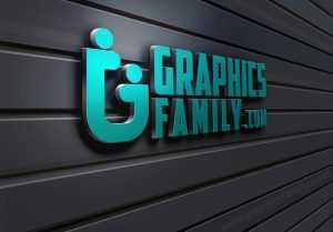 3D Wall Logo Mock-Up
