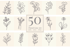 50 Free Floral Vectors Download