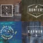 6 Free Logo Badges PSD
