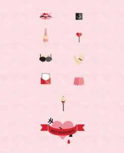 9 Sexy Valentine Icons