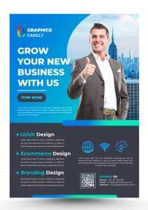 A4 Business Flyer Design Template