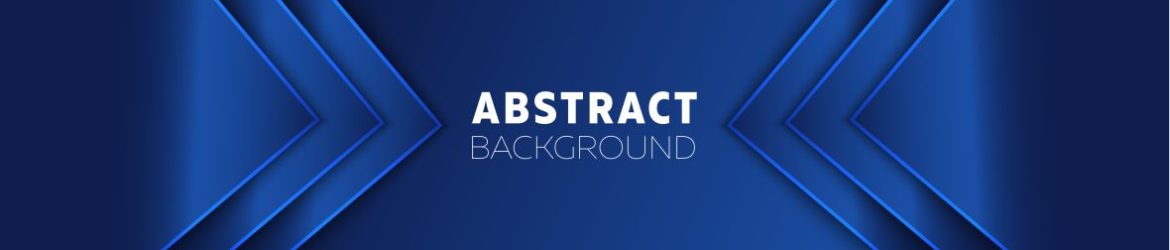 Abstract Banner Background with Gradient Triangles