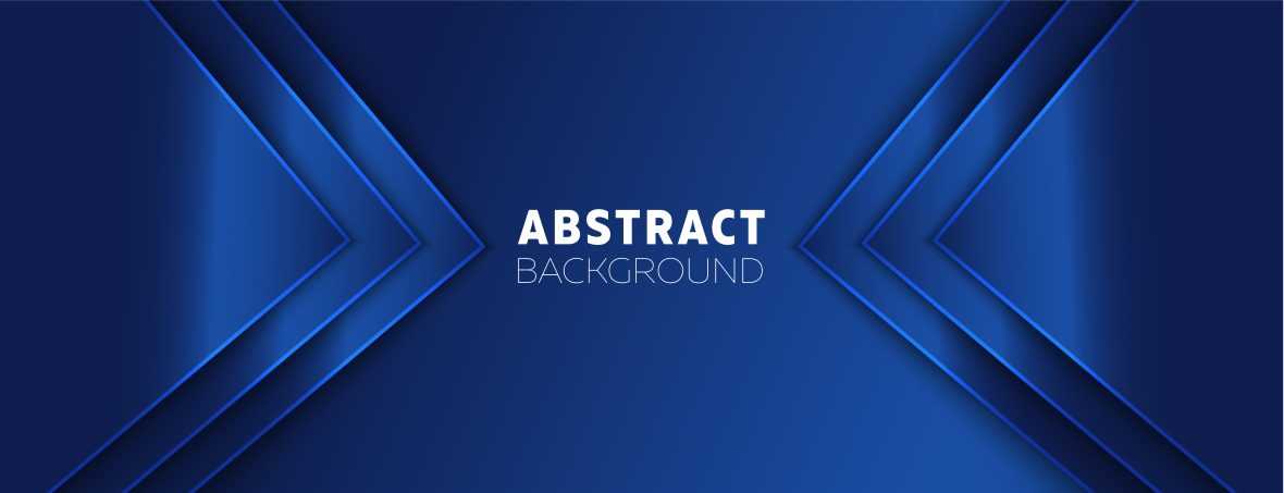 Abstract Banner Background with Gradient Triangles