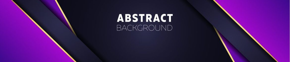 Abstract black with purple gradient background
