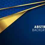 Abstract blue with golden geometric shapes background vector illustration - Download Grátis Abstract blue with golden geometric shapes background vector illustration