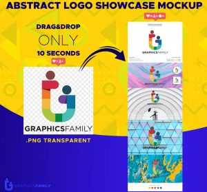 Abstract Logo Showcase Mockup
