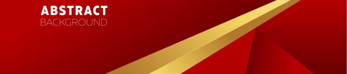 Abstract red background design with modern golden lines Abstract red background design with modern golden lines