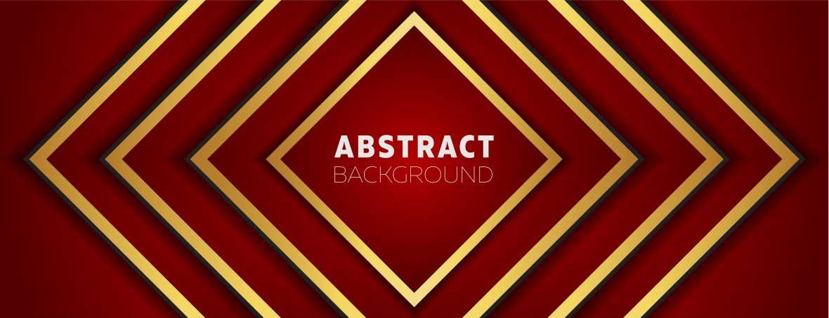 Abstract red geometric shapes background vector illustration