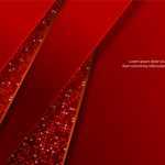 Abstract red modern elegant design background