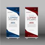Abstract style business roll up banner template - Download Grátis Abstract style business roll up banner template