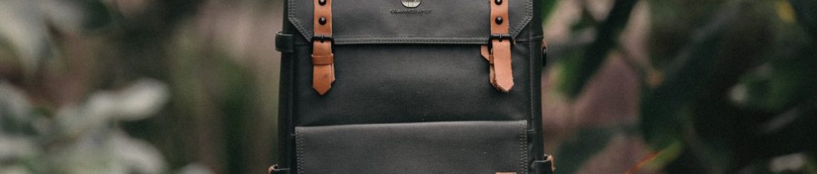 Adventure Bag Metal Logo Mockup