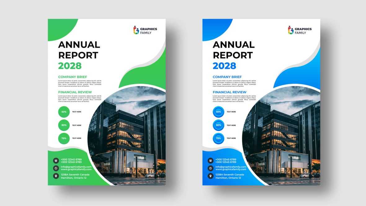 Annual Report Brochure Template
