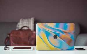 Apple Laptop Skin Design Mockup
