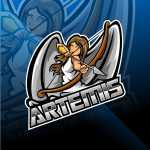 Artemis Gaming Logo Template, Mascot, Esport
