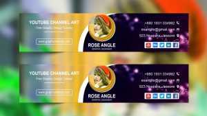 Artist Youtube Channel Art Design FREE PSD