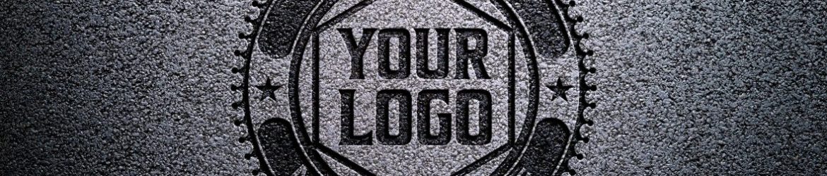 Asphalt Engrave Logo Mockup Asphalt Engrave Logo Mockup