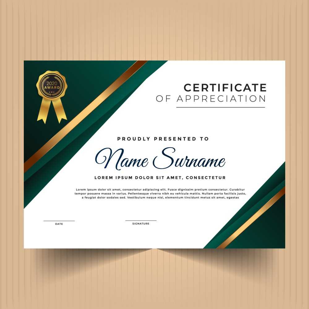 Authenticity Certificate Template