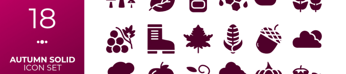 Autumn Solid Icon Pack