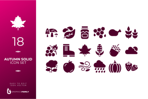 Autumn Solid Icon Pack