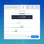 Bank Loan Widget Free PSD