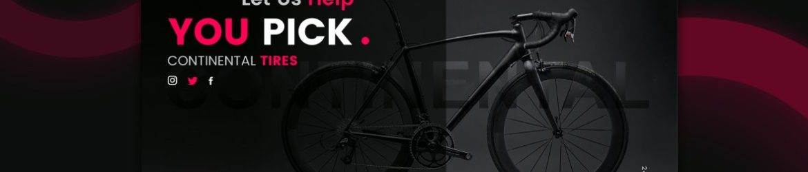 Banner for bicycle e-commerce website