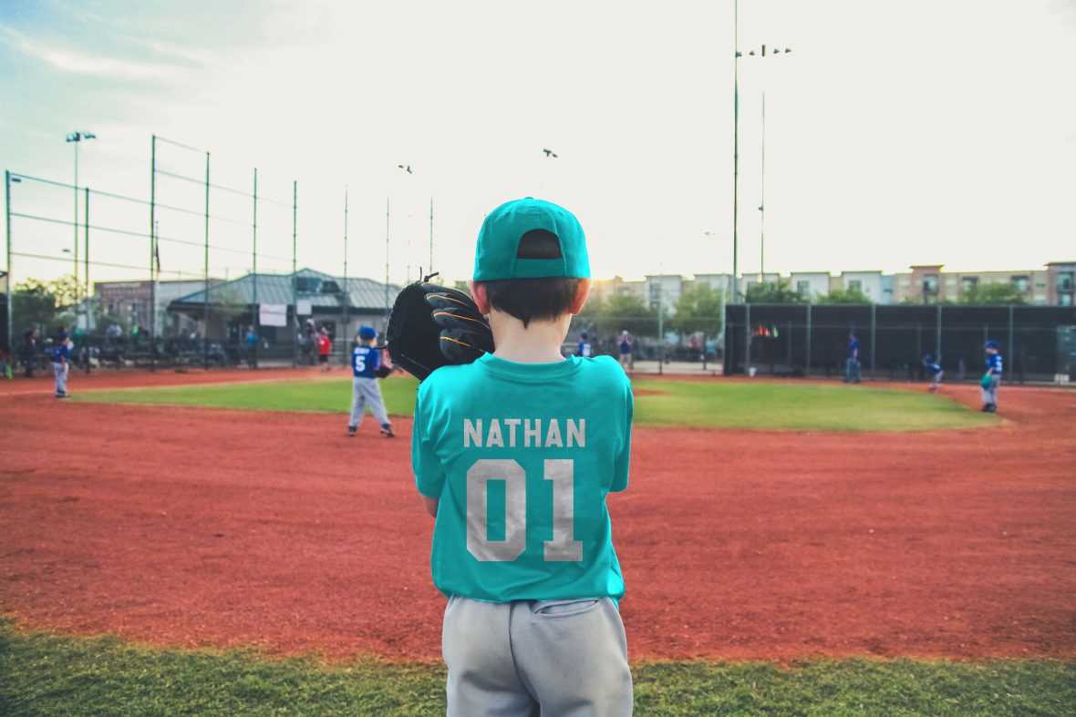 Baseball Player T-shirt Mockup