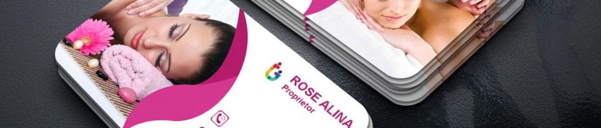 Beauty and Spa Business Card Design