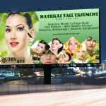 Beauty Parlour Billboard PSD Banner Template