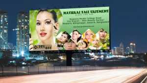 Beauty Parlour Billboard PSD Banner Template